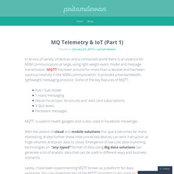 MQ Telemetry & IoT (Part 1)