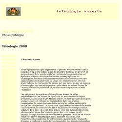 Téléologie 2008