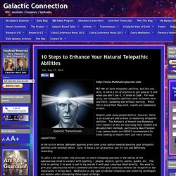 10 Steps to Enhance Your Natural Telepathic Abilities
