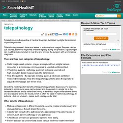 What is telepathology? - Definition from Whatis.com