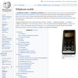 Téléphonie mobile