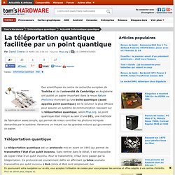 La téléportation quantique facilitée par un point quantique