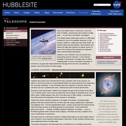 The Telescope - Hubble Essentials