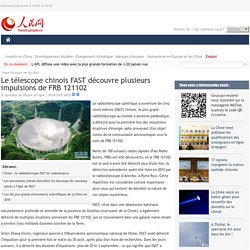 Le télescope chinois FAST