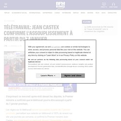 Télétravail: Jean Castex confirme l'assouplissement à partir du 7 janvier