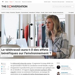 Le télétravail aura-t-il des effets bénéfiques sur l’environnement ?