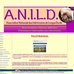 TELETRAVAIL infos - ANILD