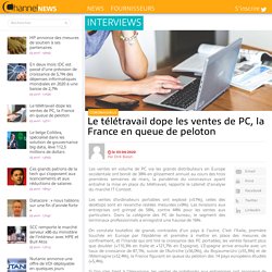 Le télétravail dope les ventes de PC, la France en queue de peloton