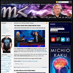 Television, Media & Speeches : Welcome to Explorations in Science with Dr. Michio Kaku