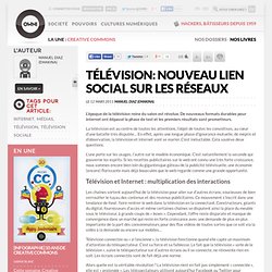 Télévision: nouveau lien social sur les réseaux » Article » OWNI, Digital Journalism