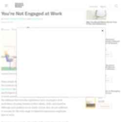 How to Tell Your Boss That You’re Not Engaged at Work