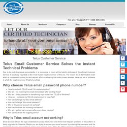 Telus Tech Support Number