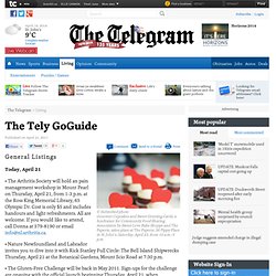 The Tely GoGuide - Arts - Life