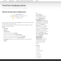 TemaTres: the open source vocabulary server