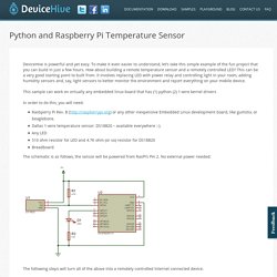 Python and Raspberry Pi Temperature Sensor