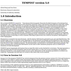TEMPEST version 5.0