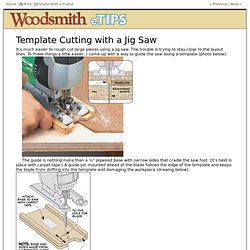 Template Cutting with a Jig Saw & Woodsmith Tips