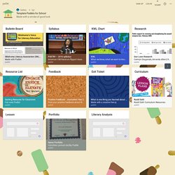 Template Padlets for School