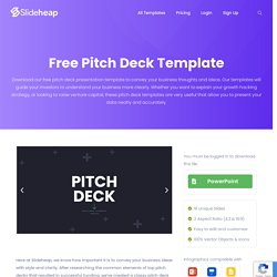 Free pitch deck template for PowerPoint and Google Slides