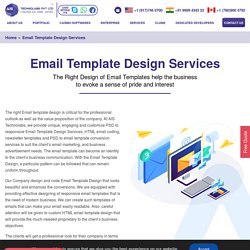 Email Template Design Services from Creativity Experts