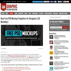 New Free PSD Mockup Templates for Designers (25 MockUps)