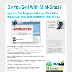 Sales Page Templates, Landing Page Templates, Squeeze Page Templates