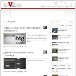 Ajax & Jquery - wwValue. Design, free psd, Icons, vectors. Website templates. Wordpress optimization