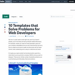 10 Templates that Solve Problems for Web Developers - Nettuts+