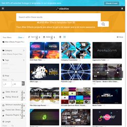 After Effects Templates & Projects from VideoHive
