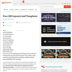 Free CSS Layouts And Templates « Smashing Magazine