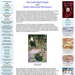 The Garlo Well Temple and Tholos Structural Mechanics
