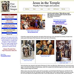 Jesus In The Temple with Teachers Royalty Free Images