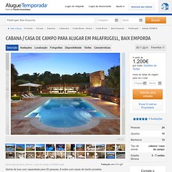 Cabana / Casa De Campo Temporada em Palafrugell: Villa de luxo com Spa privativo, a 10 minutos do mar
