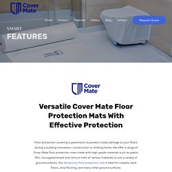 Cover Mate Temporary Floor Protection Mat