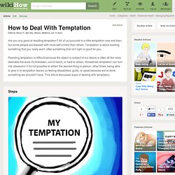 Deal With Temptation