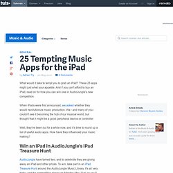 25 Tempting Music Apps for the iPad