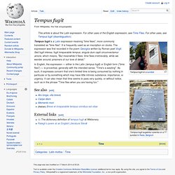 Tempus_fugit - TerritorioScuola English Enhanced Wiki