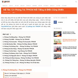 Kể Tên 12+ Phòng Trà TPHCM Nổi Tiếng Ai Đến Cũng Ghiền