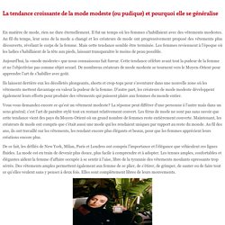 La tendance croissante de la mode modeste (ou pudique) et pourquoi elle se généralise