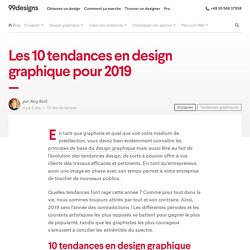 Les 10 tendances en design graphique pour 2019