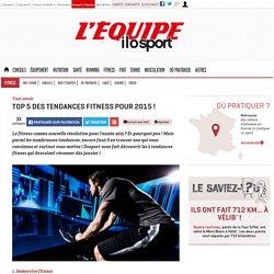 Top 5 des tendances fitness pour la rentrée 2015 !