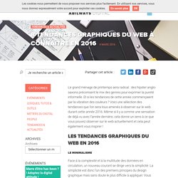 8 tendances graphiques du web à connaître en 2016