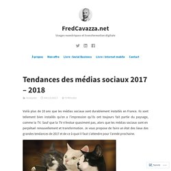Tendances des médias sociaux 2017 – 2018