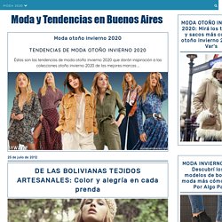 MODA OTOÑO INVIERNO 2020 ARGENTINA - Moda y Tendencias en Buenos Aires : DE LAS BOLIVIANAS TEJIDOS ARTESANALES: Color y alegría en cada prenda