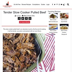 Tender Slow Cooker Pulled Beef - Slow Cooking Perfected