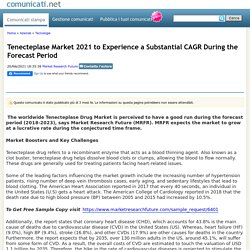 June 2021 Report on Global Tenecteplase Market Size, Share, Value, and Competitive Landscape 2020