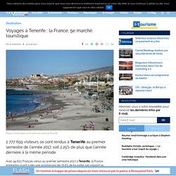 Tenerife voyages : les touristes français de plus en plus nombreux
