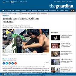 Tenerife tourists rescue African migrants