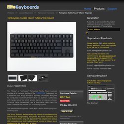 Tenkeyless Tactile Touch "Otaku" Keyboard - elitekeyboards.com - Products