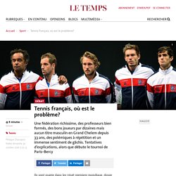 Tennis français, où est le problème?